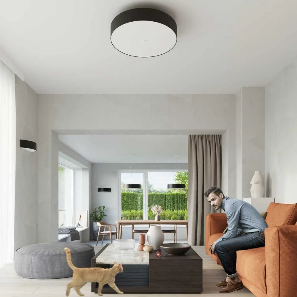 Sollux Lighting Lubinis šviestuvas SKALA 50 juodas