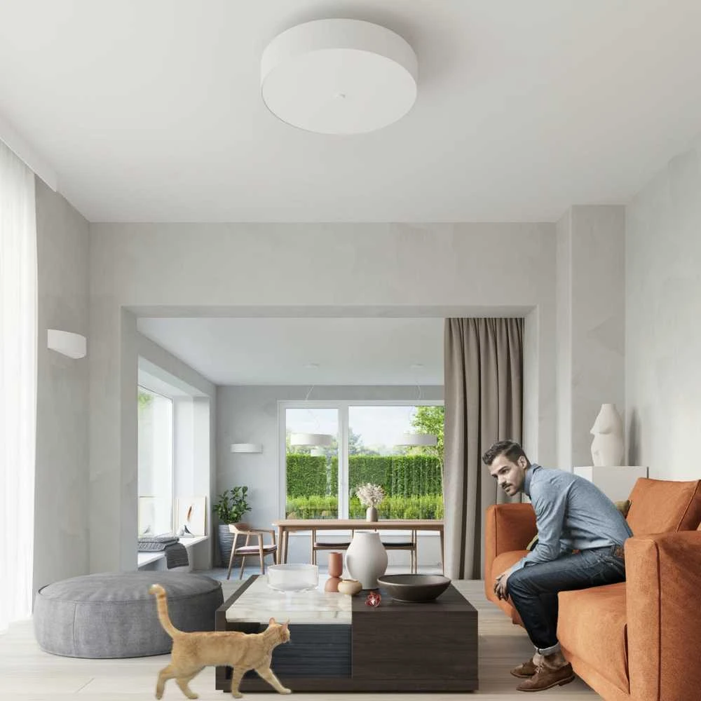 Sollux Lighting Lubinis šviestuvas SOLLUX SKALA 80 baltas