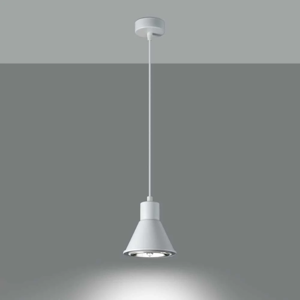 Sollux Lighting Pakabinamas šviestuvas TALEJA 1 baltas [ES111]