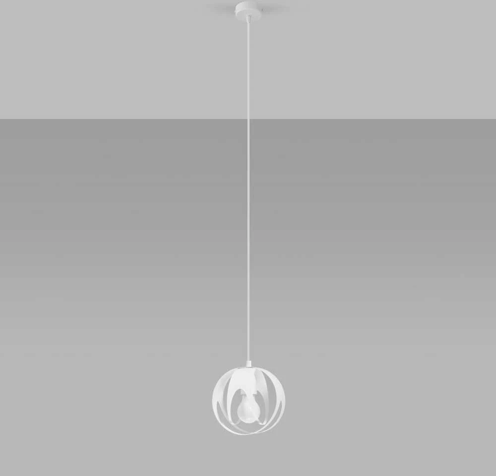 Sollux Lighting Pakabinamas šviestuvas TULOS 1 baltas
