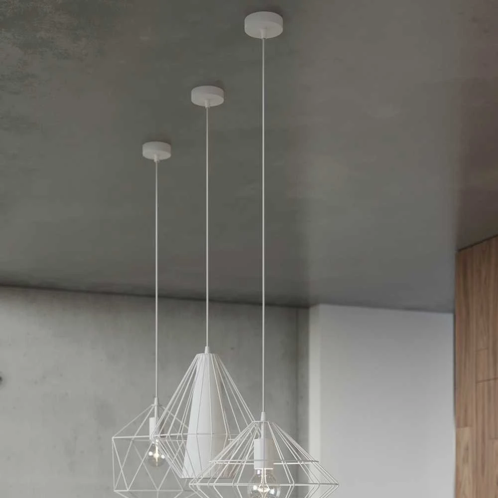 Sollux Lighting Pakabinamas šviestuvas UMBERTO baltas