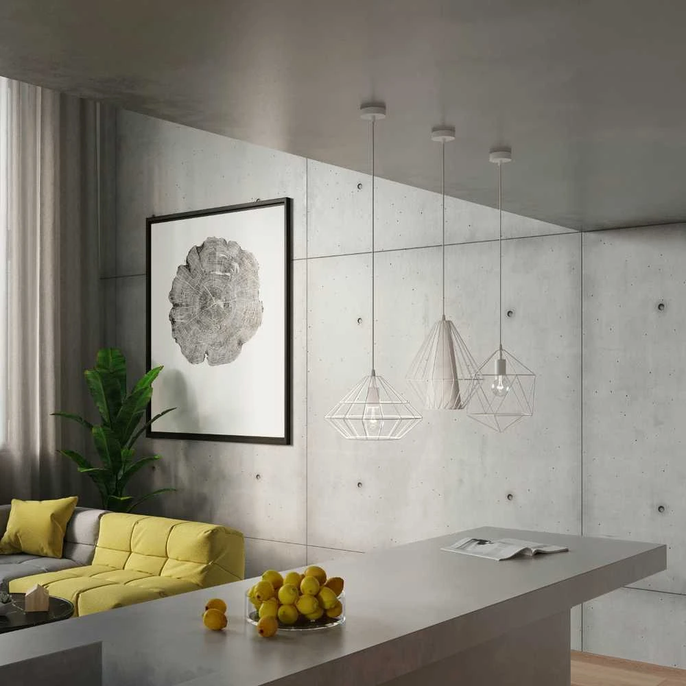Sollux Lighting Pakabinamas šviestuvas UMBERTO baltas