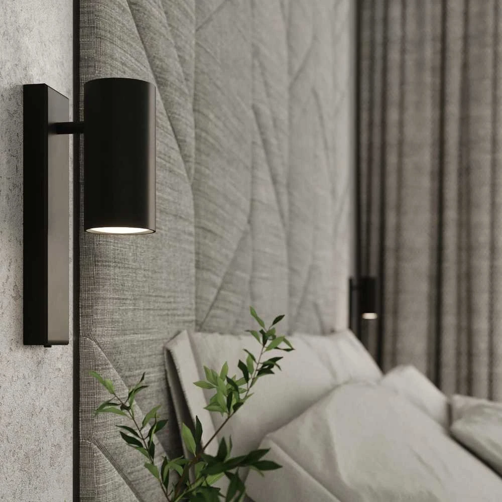 Sollux Lighting Sieninis šviestuvas UTTI juodas