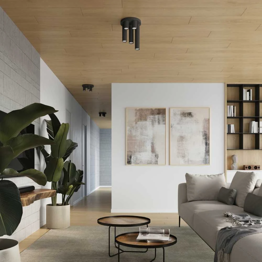 Sollux Lighting Lubinis šviestuvas LAGOS 3P juodas