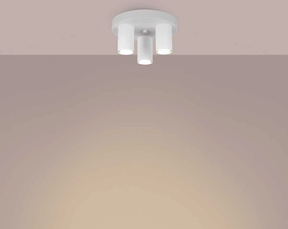 Sollux Lighting Lubinis šviestuvas LAGOS 3P baltas