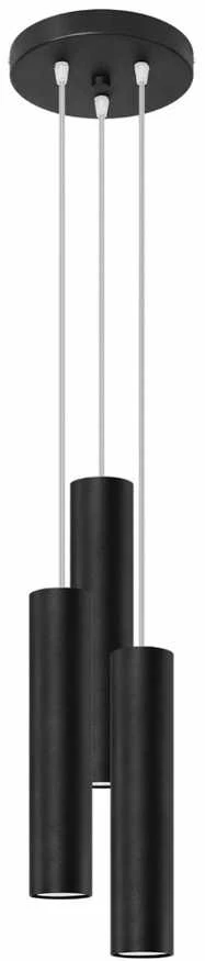 Sollux Lighting Pakabinamas šviestuvas LAGOS 3P juodas