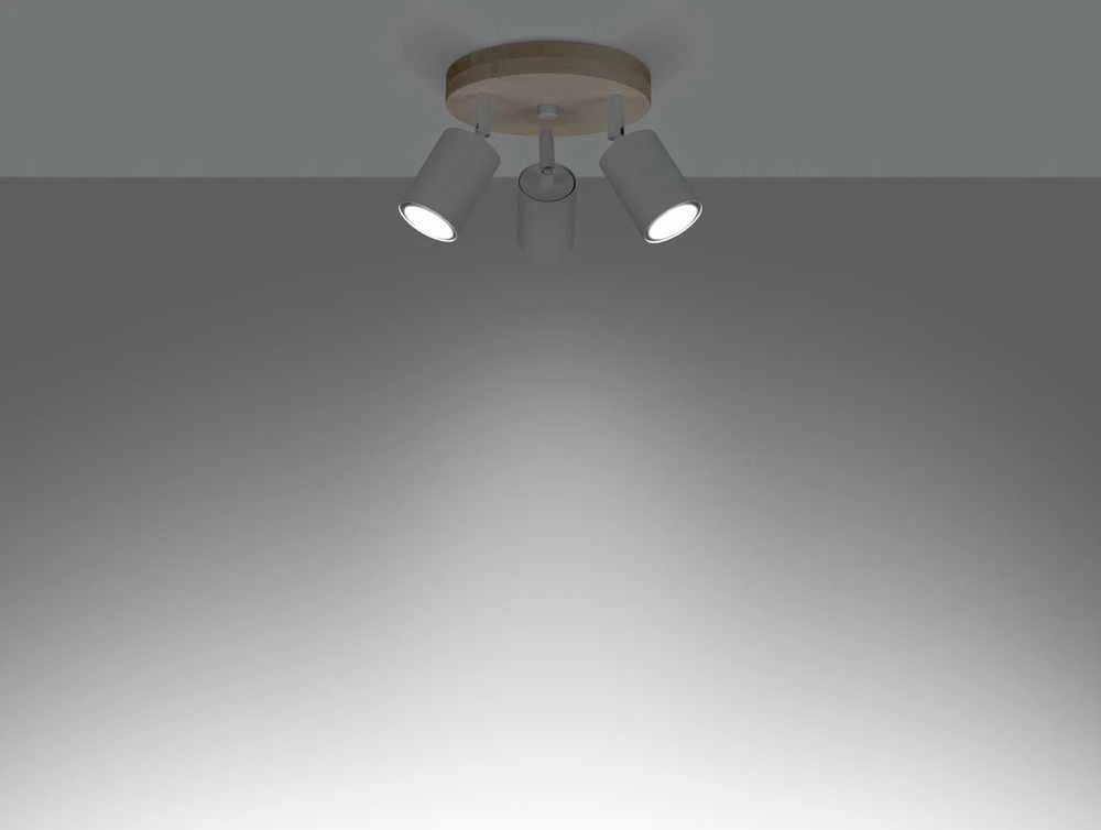 Sollux Lighting Lubinis šviestuvas VERDO 3P baltas