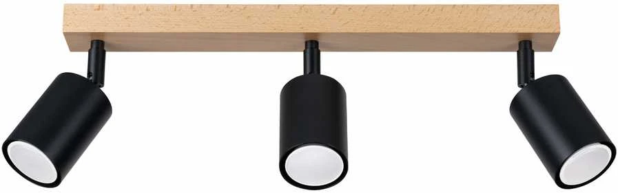 Sollux Lighting Lubinis šviestuvas VERDO 3L juodas
