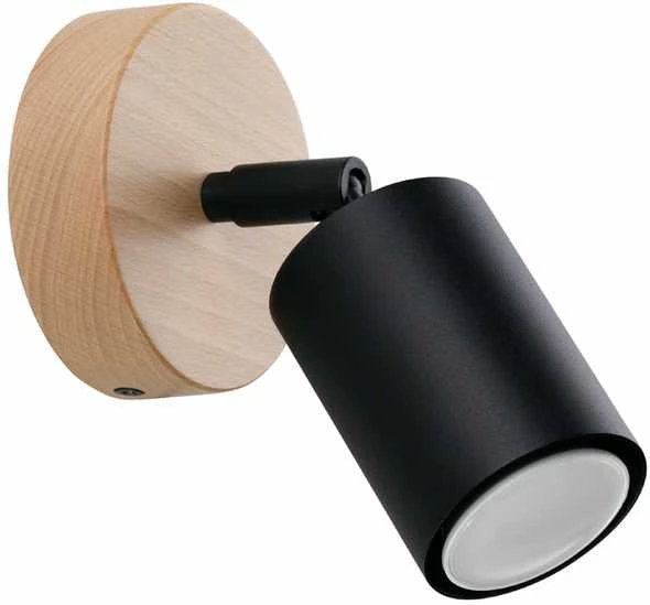 Sollux Lighting Sieninis šviestuvas VERDO juodas