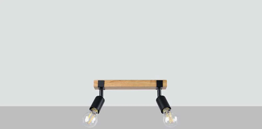 Sollux Lighting Lubinis šviestuvas ZUCA 2 juodas