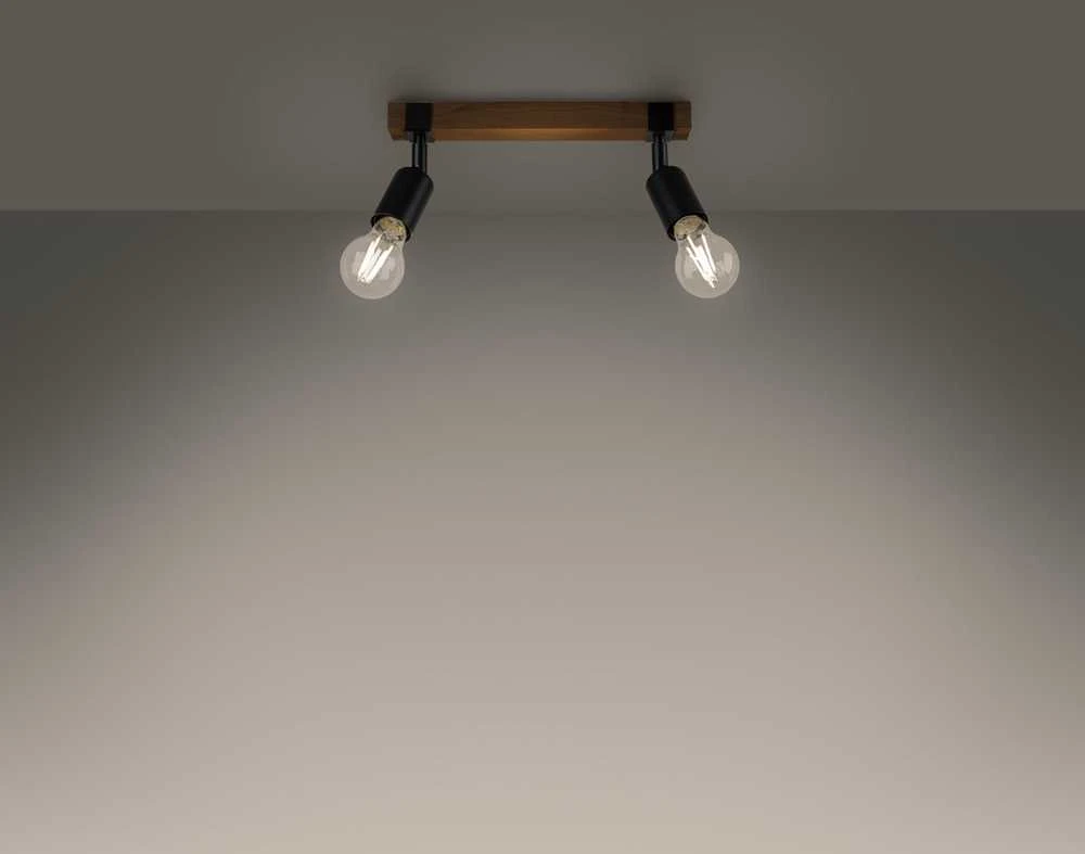 Sollux Lighting Lubinis šviestuvas ZUCA 2 juodas