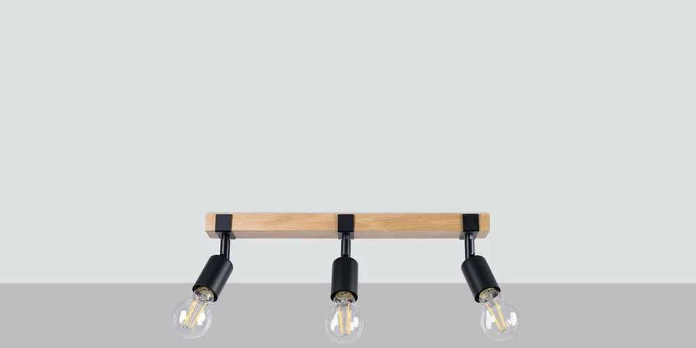 Sollux Lighting Lubinis šviestuvas ZUCA 3 juodas