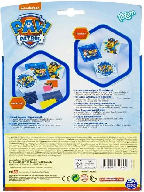 Totum „Spin Master Paw Patrol Pixel Painting“ mozaikinis galvosūkis pasidaryk pats
