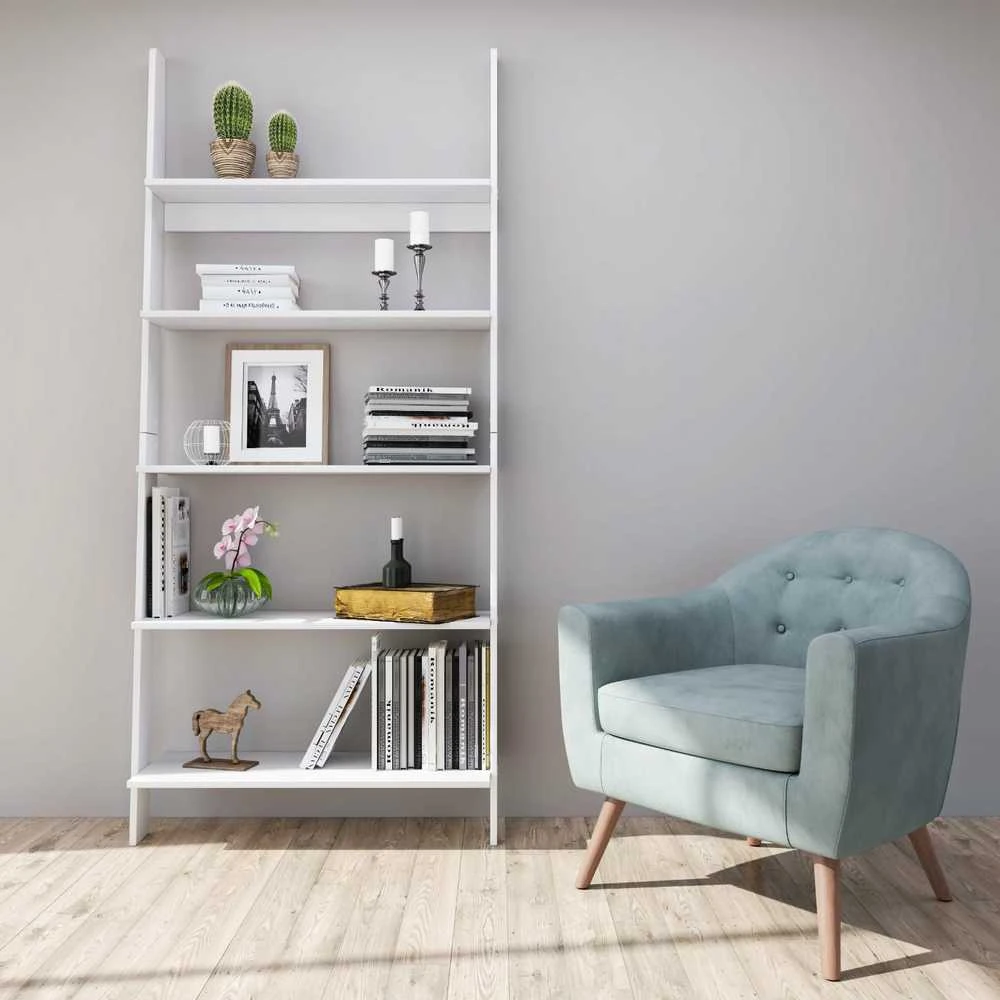 Target Home Kopėčių formos lentyna gėlėms 189x85x29cm, balta