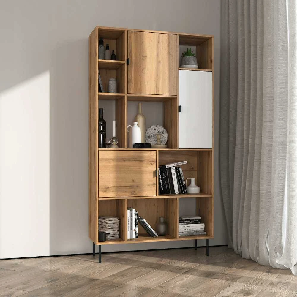 Target Home Lentyna ant metalinių kojelių Wotan balta moderni