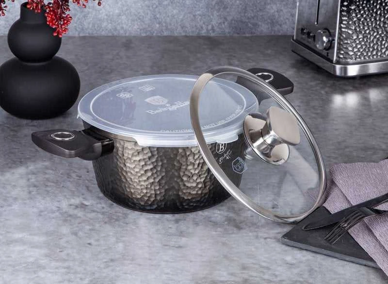 TITANIUM PUODAS 24cm BERLINGER HAUS BH-6572 PRIMAL GLOSS