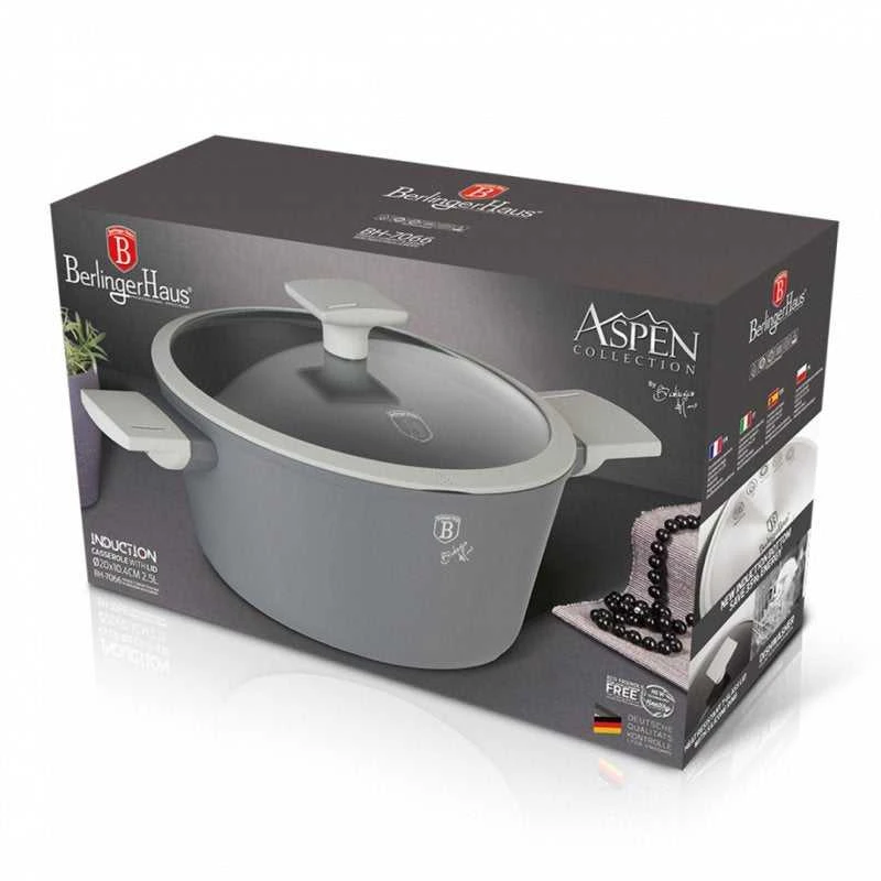 Puodas Z POW. TYTANOWĄ 28cm 6.1L BERLINGER HAUS ASPEN BH-7068