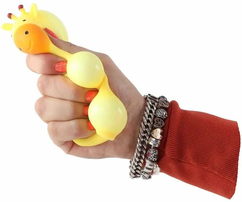 ToiToys Žirafa išspaudžia žirafą "Squeeze me Nest" 10,5 cm