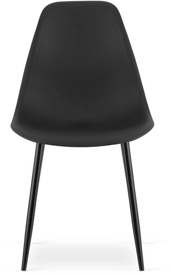 Lauko baldų komplektas Valora Baldų komplektas TESSA su 4 kėdėmis, ąžuolo sonoma / juoda, 120 × 60 × 75 cm