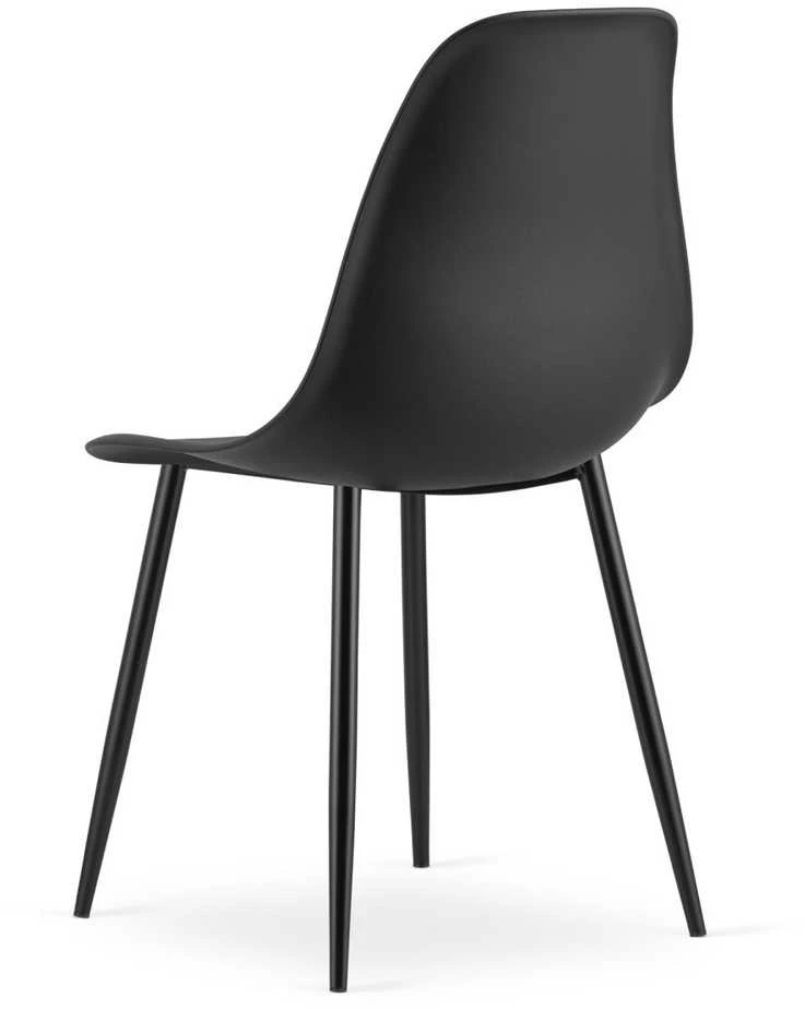 Lauko baldų komplektas Valora Baldų komplektas TESSA su 4 kėdėmis, ąžuolo sonoma / juoda, 120 × 60 × 75 cm