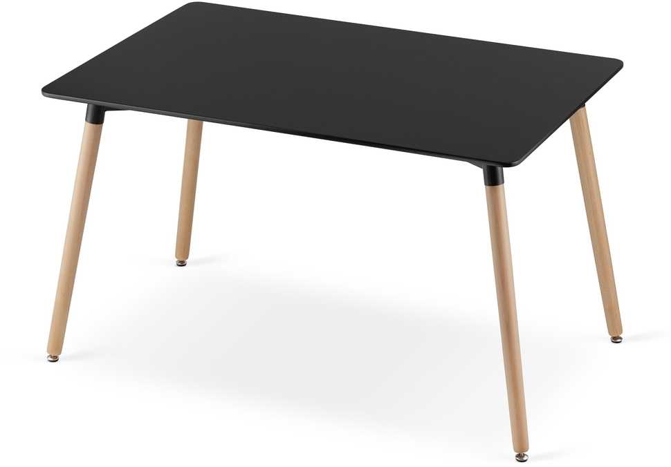 Lauko baldų komplektas Valora Baldų komplektas ADRIA su 4 kėdėmis, juodas, 120 × 80 × 75 cm, 5 vnt.