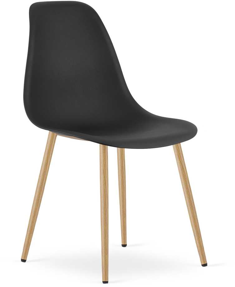 Lauko baldų komplektas Valora Baldų komplektas ADRIA su 4 kėdėmis, juodas, 120 × 80 × 75 cm, 5 vnt.