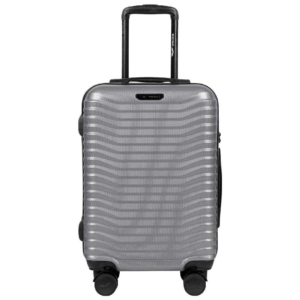 Salono Lagaminas Wings Pc Sea Eagle 20" Sidabrinis