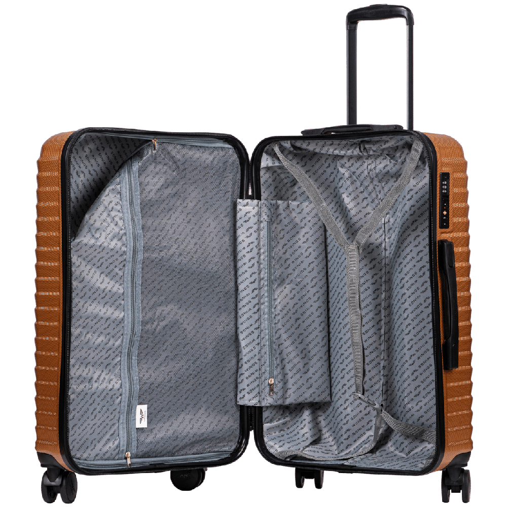 Wings kietas salono lagaminas, polikarbonatas (polikarbonatas), jūrinis erelis, 38 l