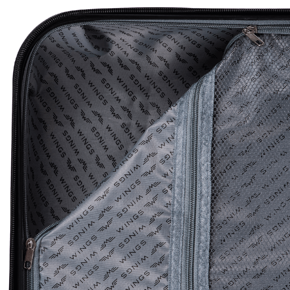 Wings kietas salono lagaminas, polikarbonatas (polikarbonatas), jūrinis erelis, 38 l
