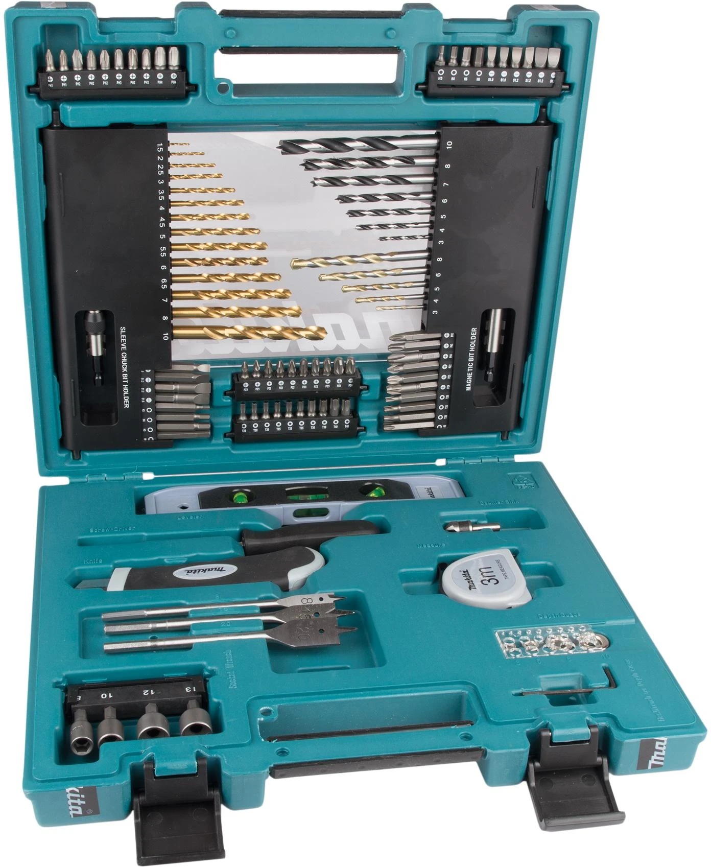 Grąžtas Makita Sukimo antgalių komplektas 104 vnt. D-31778