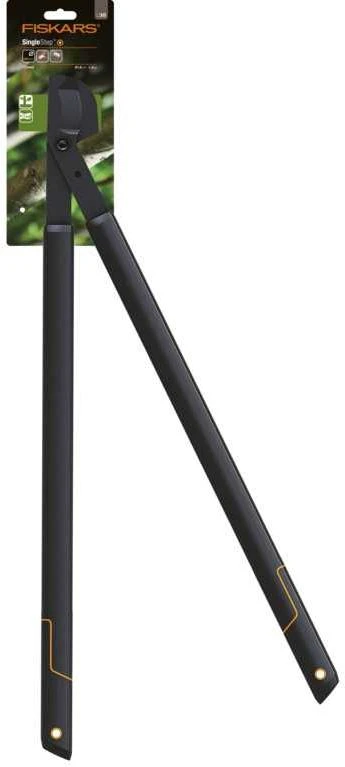 Fiskars SingleStep sodo žirklės prasilenkiančiais ašmenimis, kablio formos galva L38 (1001426)