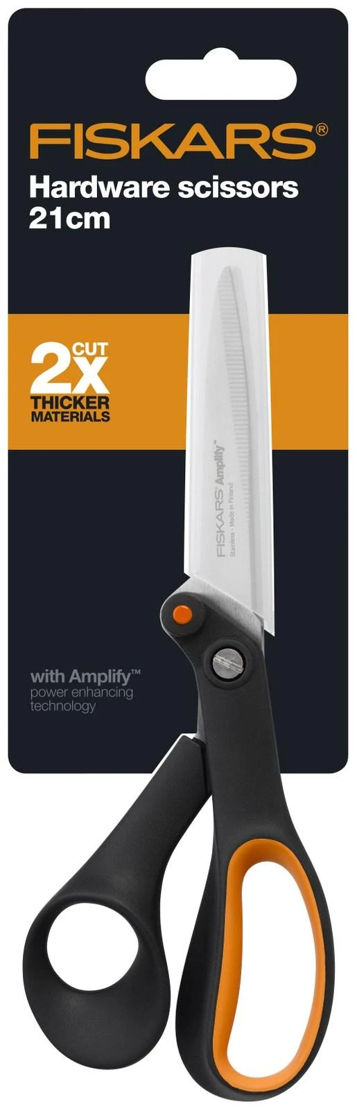 Fiskars Amplify sustiprintos žirklės 21cm