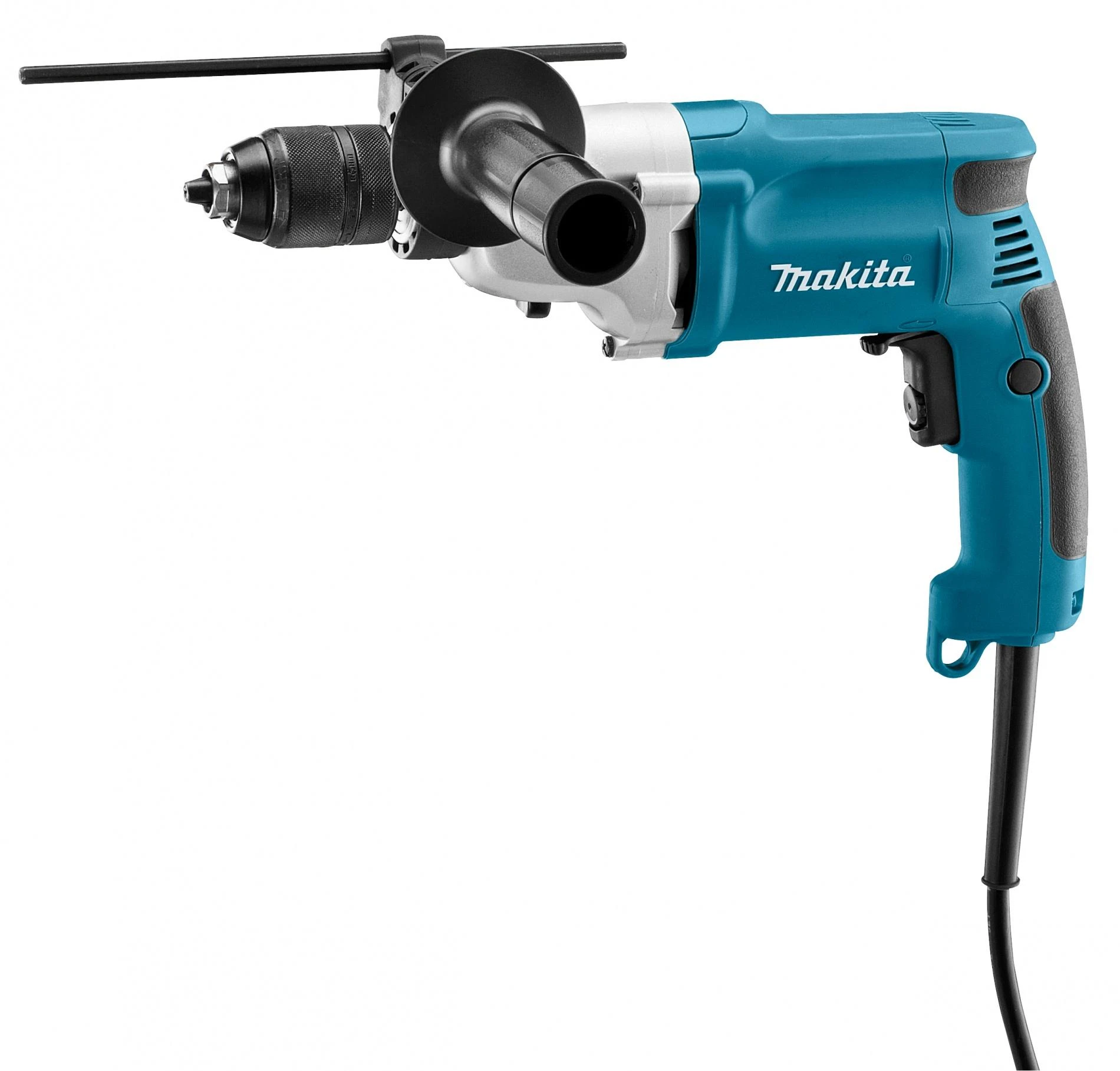 Makita DP4011 Gręžtuvas, 720 W, 2 greičiai 0-1200/ 0-2900 min-1, ranka užveržiamas griebtuvas 13 mm, 2,3kg