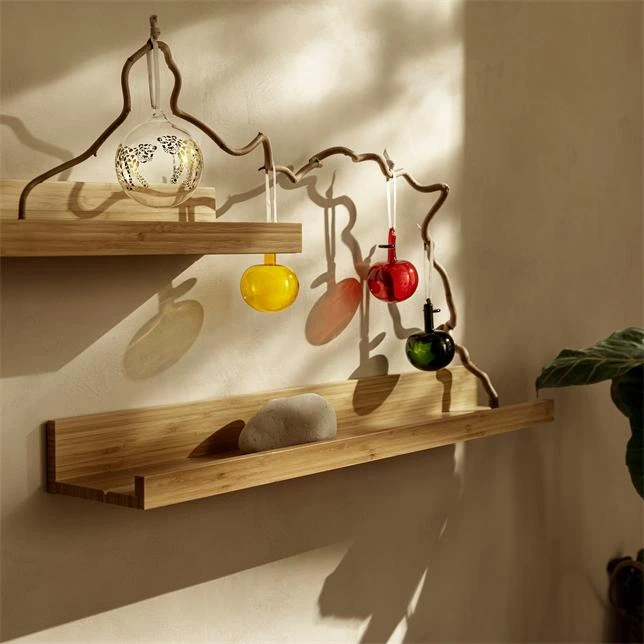 Iittala OTC stiklo obuoliai žali 3 vnt.