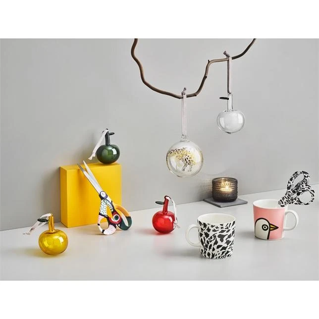 Iittala OTC stiklo obuoliai žali 3 vnt.