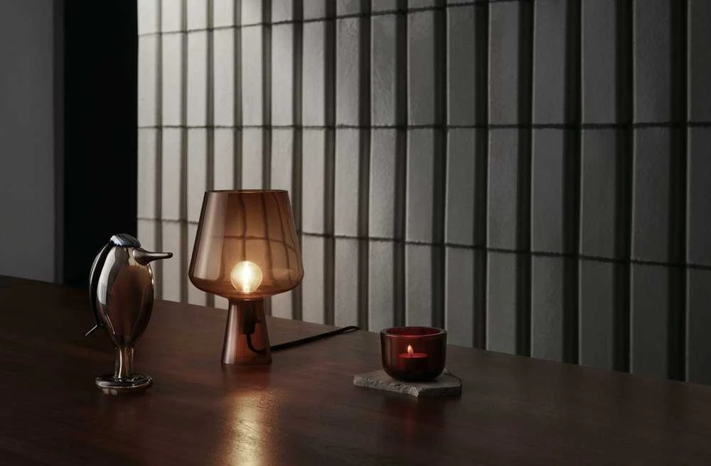 Iittala Valkea žvakidė 60mm spanguolių raudona