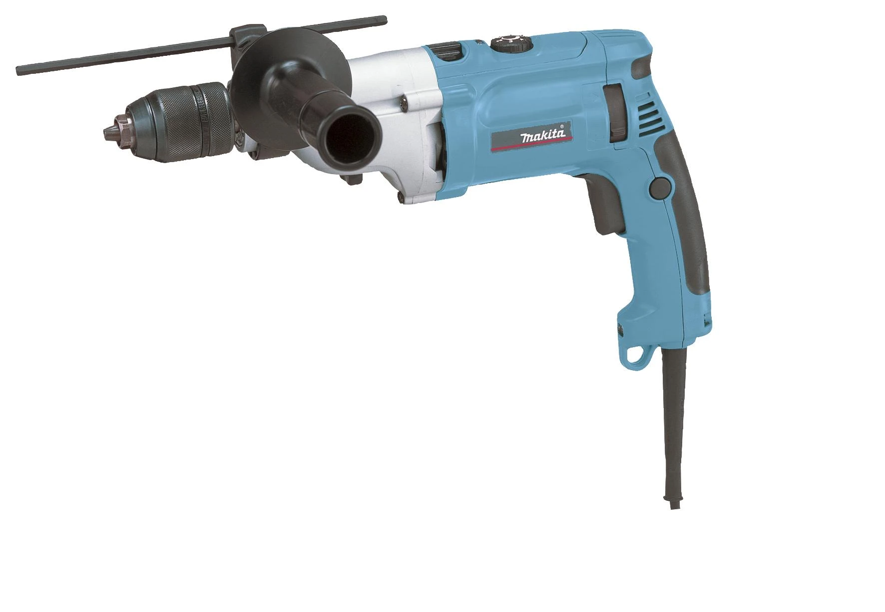 Makita HP2051FJ Smūginis gręžtuvas, 720 W, 0-1200/2900 min-1, 13 mm ranka užveržiamas griebtuvas, LED , MAKPACK
