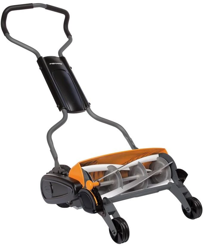 Fiskars Mechaninė vejapjovė be žolės rinktuvo StaySharp Max (1000591) 46cm