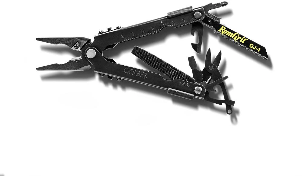 Gerber MP 600 Bladeless su išskleistu pjūklu