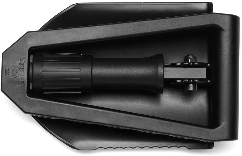 Gerber Outdoor Gator sulankstomas kastuvas, dantytas kastuvas