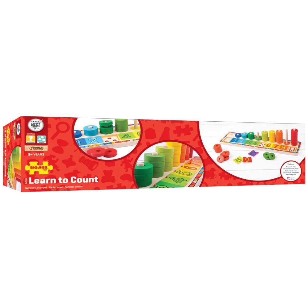 Big Jigs Bigjigs lavinamasis žaislas Mokomės skaičiuoti