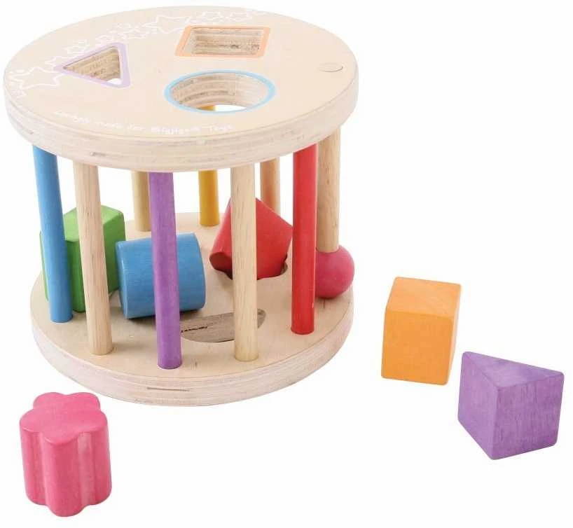 Dėlionė Big Jigs Bigjigs medinė formų rūšiuoklė (7 el.)