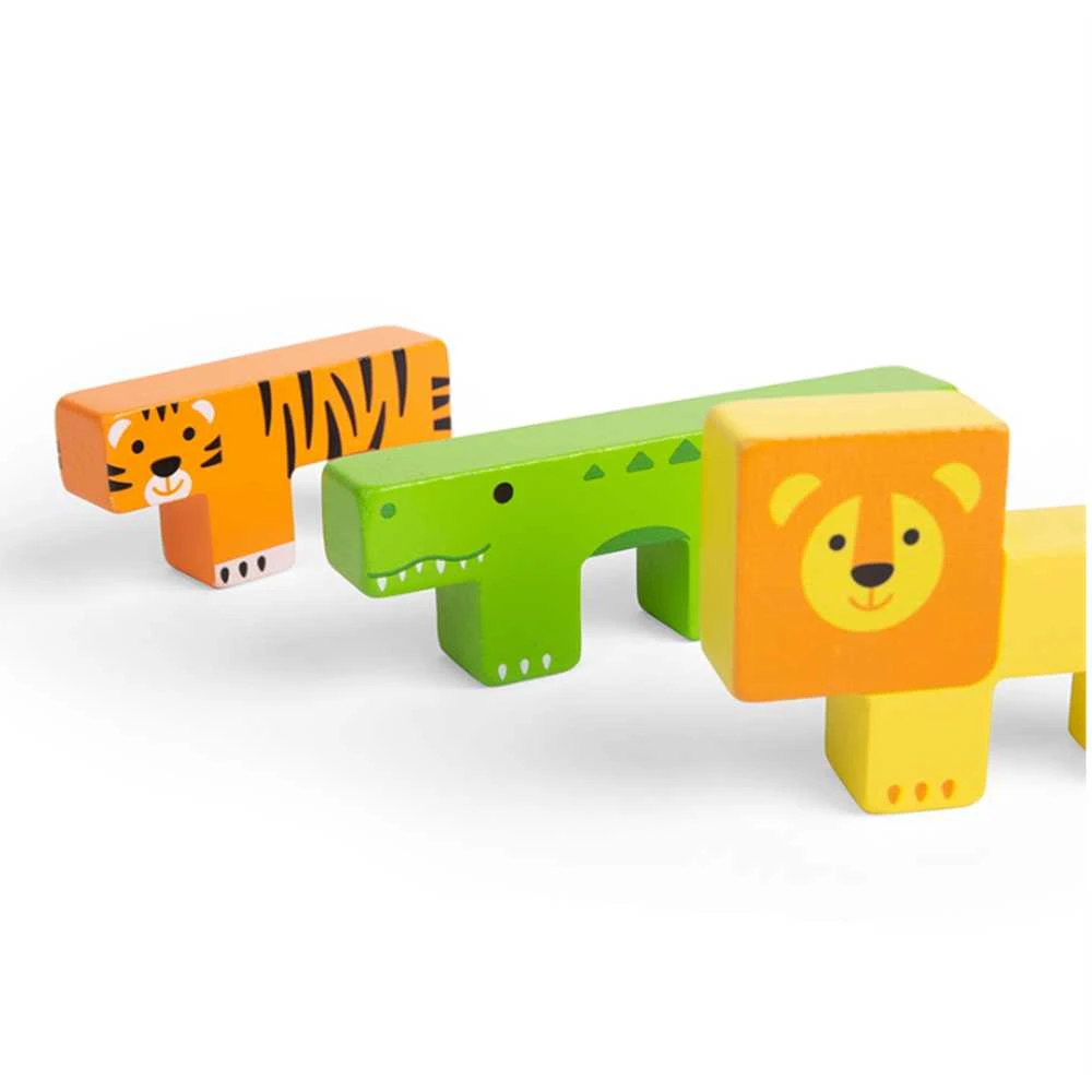 Big Jigs Bigjigs mediniai gyvūnėliai-dėlionė