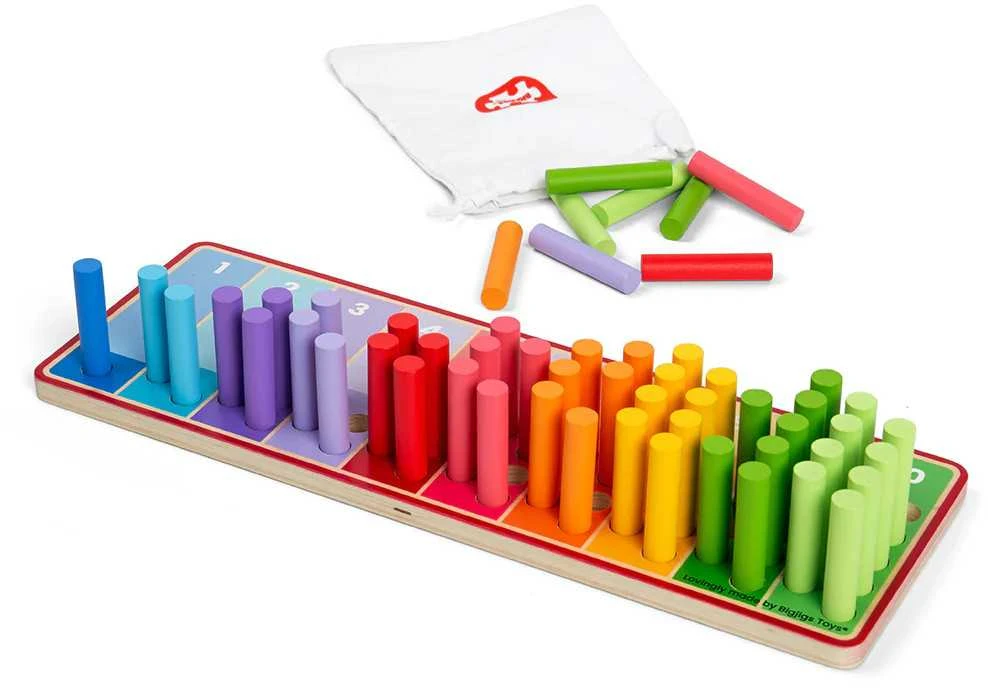 Big Jigs Bigjigs mediniai skaičiavimo pagaliukai