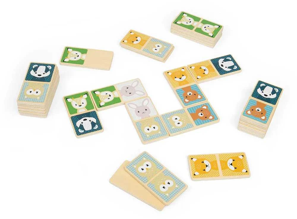 Big Jigs Bigjigs medinis domino Gyvūnai