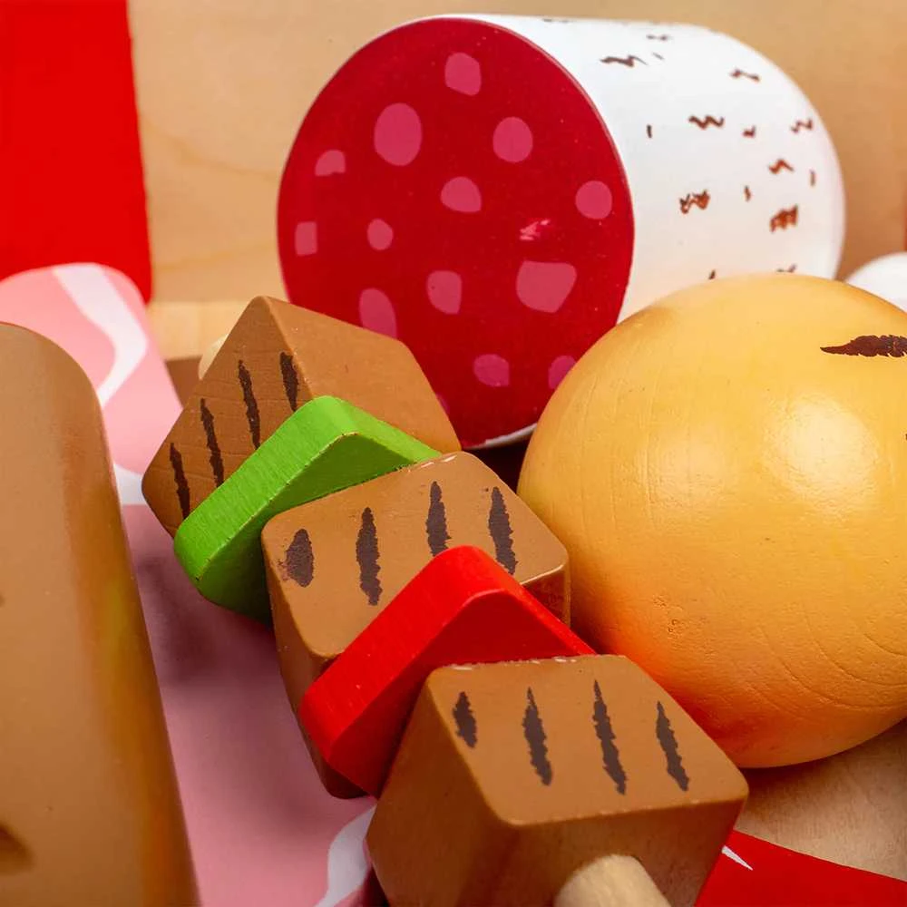 Big Jigs Bigjigs medinių mėsos produktų dėžutė (9 el.)