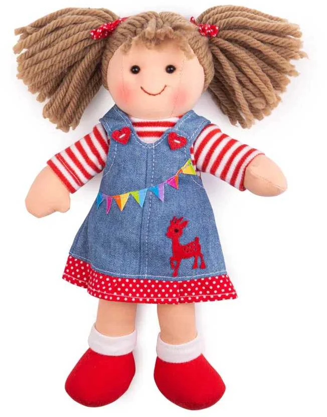Big Jigs Bigjigs medžiaginė lėlytė Hattie