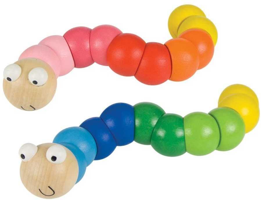 Big Jigs Bigjigs vinguriuojantis medinis kirmėliukas