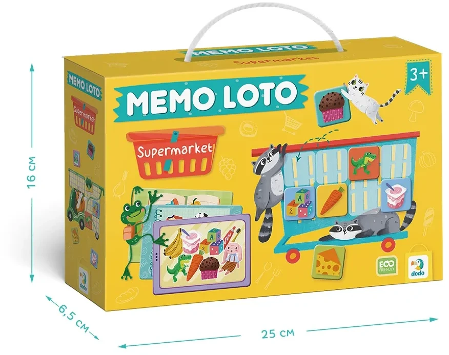 Dodo atminties žaidimas Supermarket loto