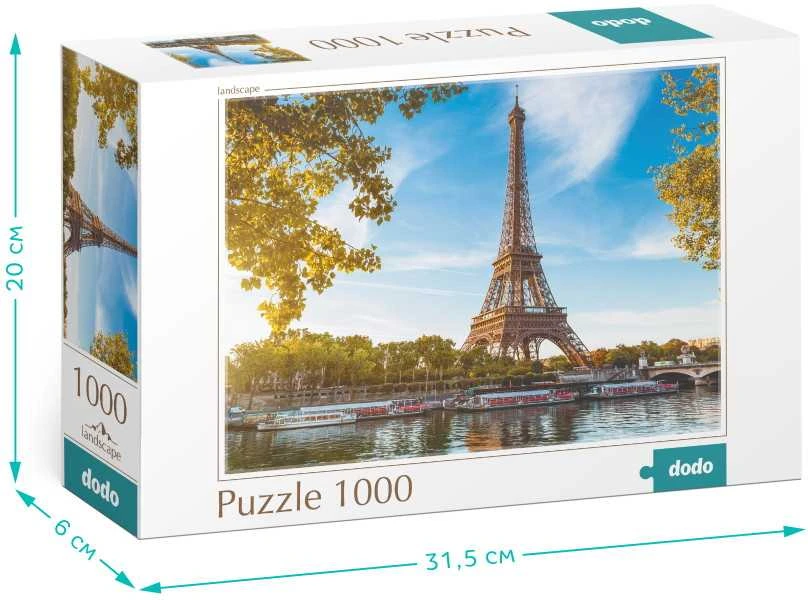 Dodo dėlionė Eifelio bokštas, Prancūzija (1000 det.)